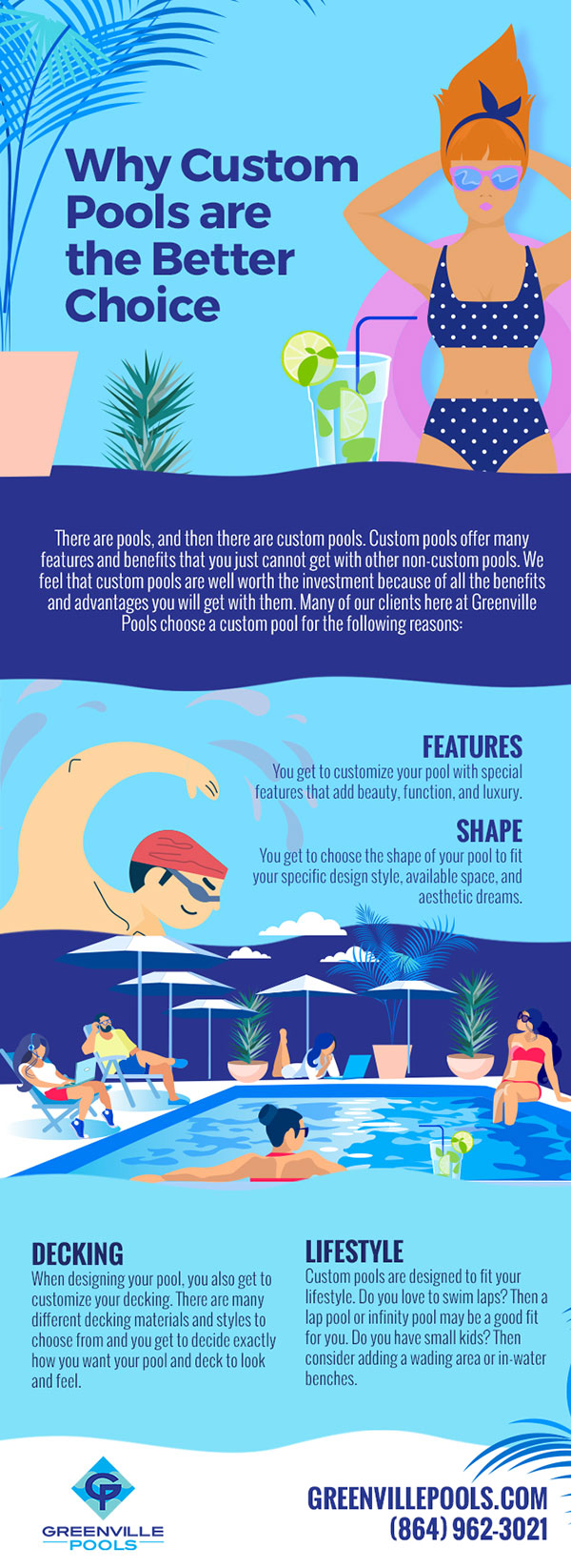 Why Custom Pools Are The Better Choice [infographic] 