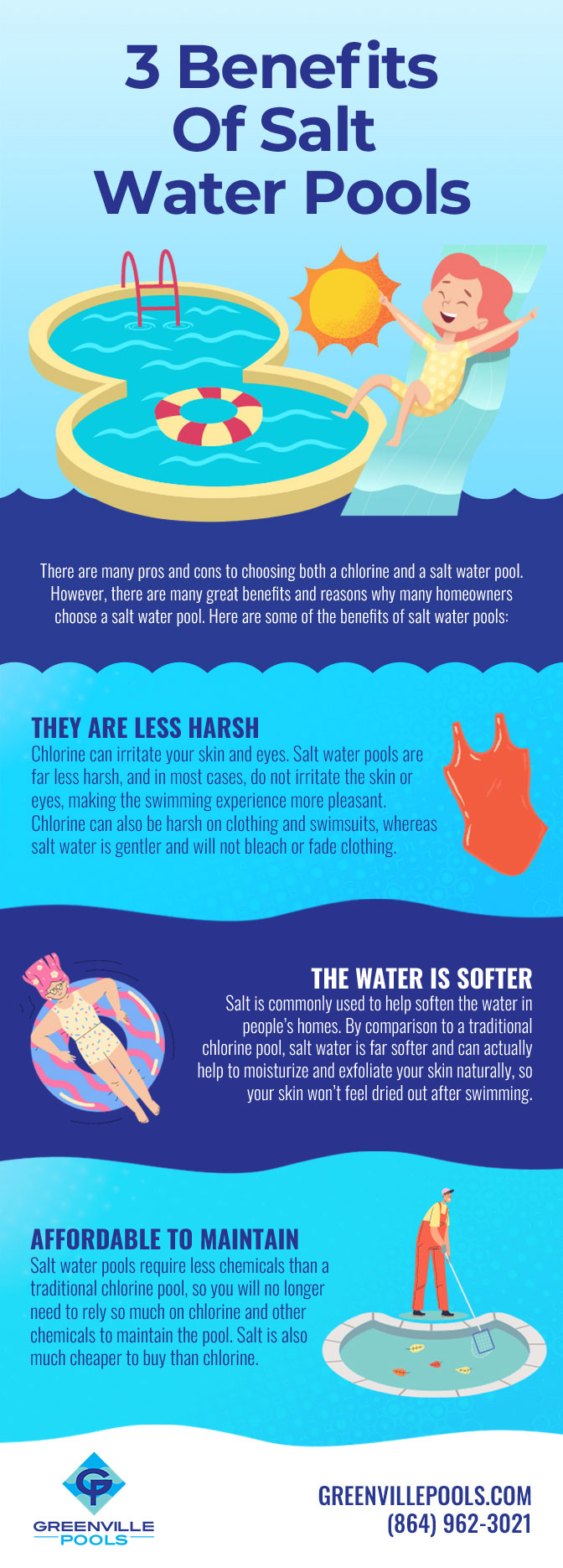 3 Benefits of Salt Water Pools 